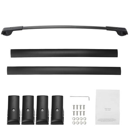Roof Rack Cross Bars, Fit for 2014-2021 Subaru Forester with Raised Side Rails, 200 lbs Load Capacity, Aluminum Crossbars with Locks, for Rooftop Cargo Carrier Bag Luggage Kayak Bike