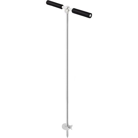 Sand Anchor, 36\" Length Auger to The Beach and Sandbar, 316 Stainless Steel Screw Anchor with Removable Handle, Bungee Line & Carry Bag, for Jet Ski PWC Pontoon Kayak