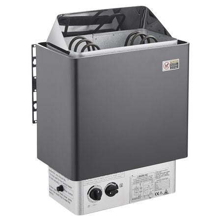 Sauna Heater, 3KW 220V Electric Sauna Stove, Steam Bath Sauna Heater with Built-In Controls, 3h Timer and Adjustable Temp for Max. 70-141 Cubic Feet, Home Hotel Spa Shower Use
