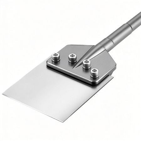 SDS Max Floor Scraper, 24.8" x 5.9" Chisel Bit with SDS Max Shank, Compatible with Rotary Hammers, Heat Treated 40Cr Alloy Steel, Sharp Edge for Removing Laminate Flooring, Tiles, and Mortar
