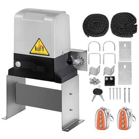 Sliding Gate Opener AC600 1400Lbs with 2 Remote Controls Move Speed 43ft Per Min, Basic Model (1800Lbs)