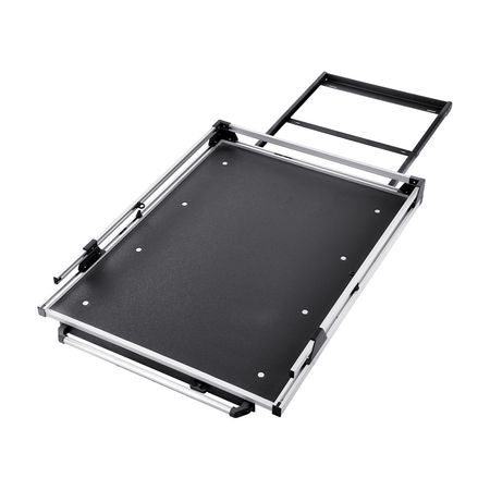 Sliding Truck Bed Organizer, 75 x 48-Inch Heavy Duty Truck Bed Storage Drawer with 1000 lbs Capacity, Features 6 Movable Rings for Securing, 2-Postion Slide out Tray for Pickup Trucks, Black