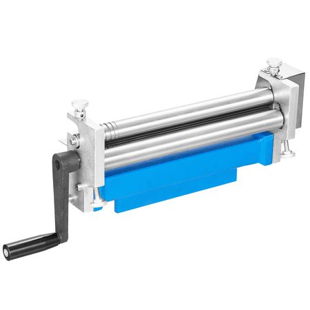 Slip Roll Machine, 12.6 inches Forming Width in 20 Gauge Capacity, Sheet Metal Slip Roller Rolling Bending Machine, with 2 Detachable Rollers for Low Carbon Steel Copper Aluminum Alloy Sheet