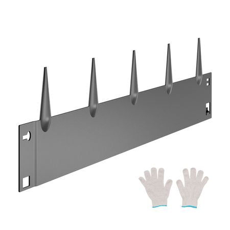 Steel Landscape Edging, 5 Packs 39 x 4 in Rust-Resistant Metal Landscape Edging, Bendable Garden Edging Border, Heavy Duty Lawn Edging, Easy-to-Install, Flower Bed Yard Pathway Divider Dark Gray