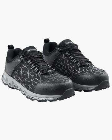 Steel Toe Shoes for Men, US Size 11.5, Men's Cushion Sport Safety Toe Athletic Work Shoe, Indestructible Safety Sneakers Lightweight,Breathable Industry Construction Work Shoes, Black