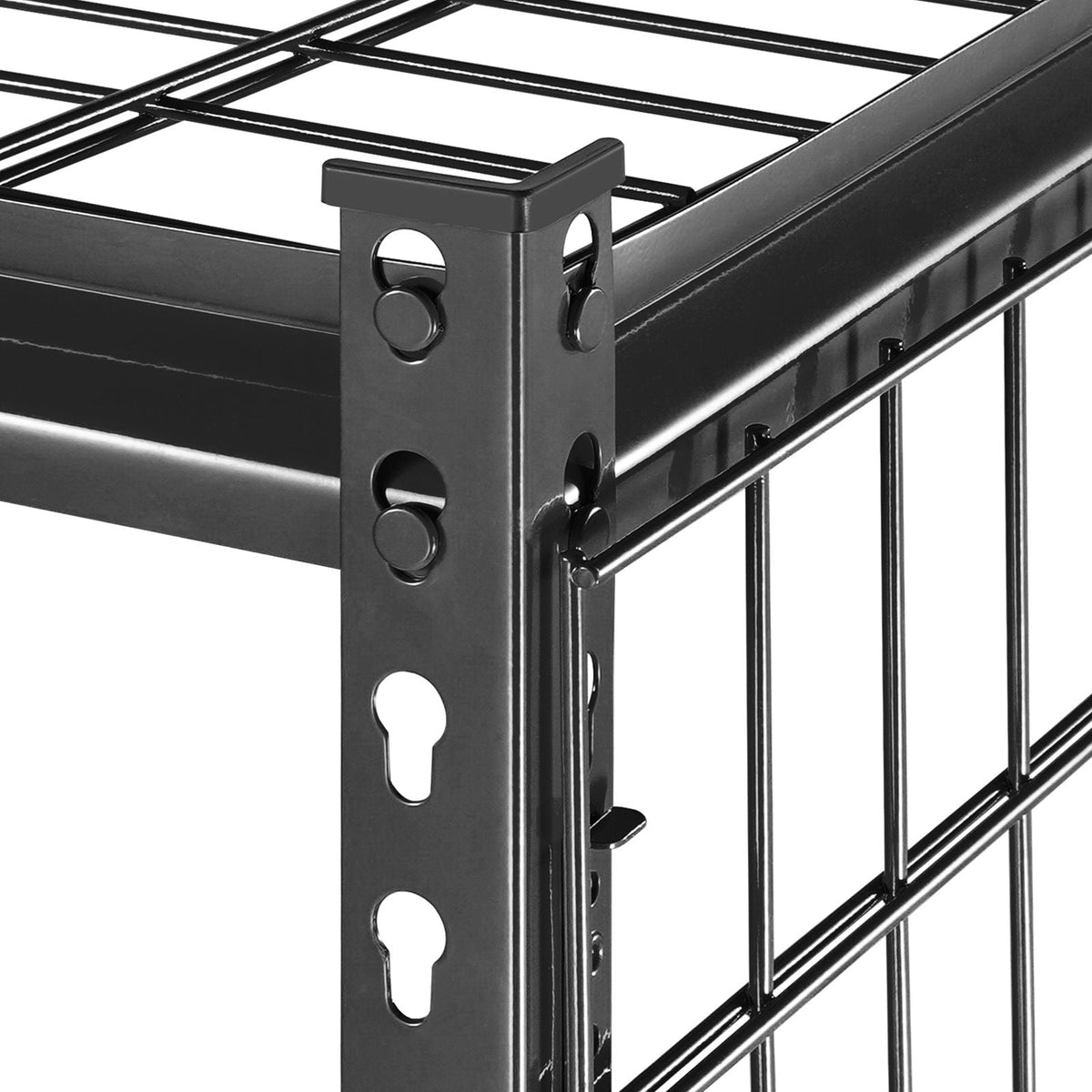 Storage Shelves, 2000 lbs, 5 Tier Heavy Duty Garage Shelving, 16" D x 36" W x 72" H Adjustable Metal Shelves for Industrial Shelving Unit Utility Shelf, for Kitchen, Warehouse, Basement, Black