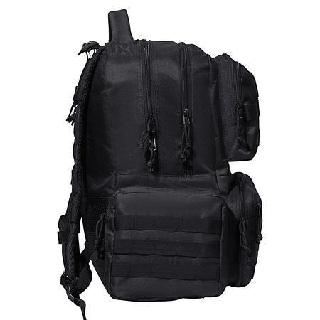 Tactical Range Backpack for 6 Pistols, Gun Backpack with 6 Independent Pistol Bags & 10 Magazines, Pistol Backpack for Outdoor Hunting Shooting, Range Bag for Handguns Lockable Zipper, Black