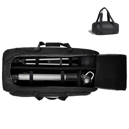 Telescope Case, 30.3", Telescope Storage Bag with Fixed Buckles, Multi-Pocket & Detachable Divider, Shock-Absorbent Telescope Travel Carrying Bag for Optical Tube & Tripod, Counterweight Pocket