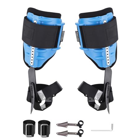 Tree Climbing Spikes, Height-Adjustable Tree Climbing Gear with Straps & Padding Cushion, 350 lbs Load Capacity, Heavy Duty Steel Climb Spurs Arborist Equipment for Fruit Picking Hunting