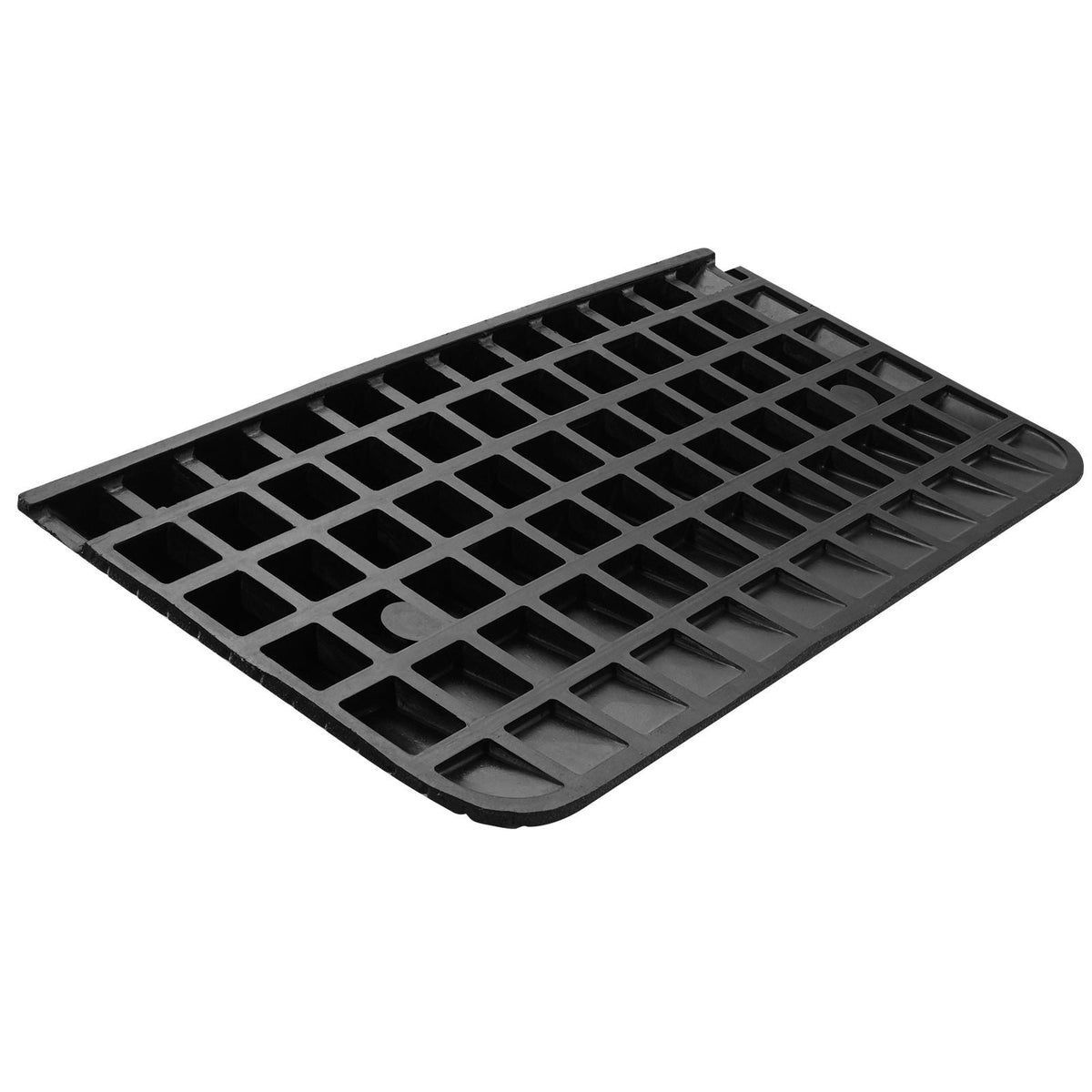 Upgraded Rubber Threshold Ramp, 3" Rise Door Ramp with 1 Channel, Natural Rubber Car Ramp with Non-Slip Textured Surface, 33069 lbs Load Capacity Curb Ramp for Wheelchair and Scooter
