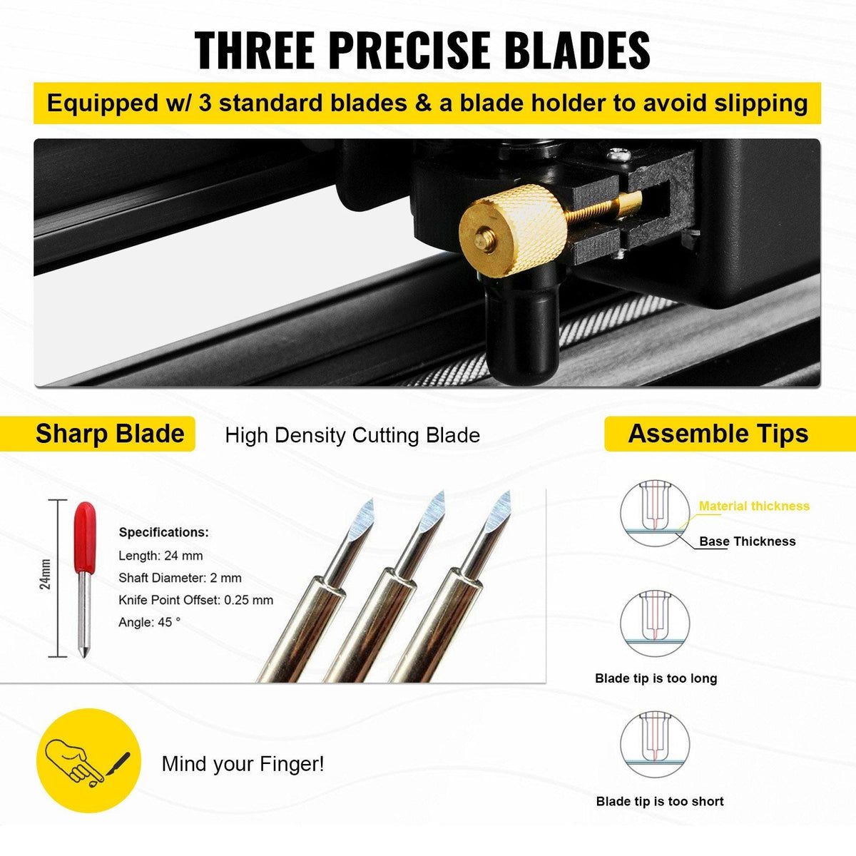 34" Vinyl Cutter/Plotter Sign Cutting Machine Software 3 Blades LCD Screen