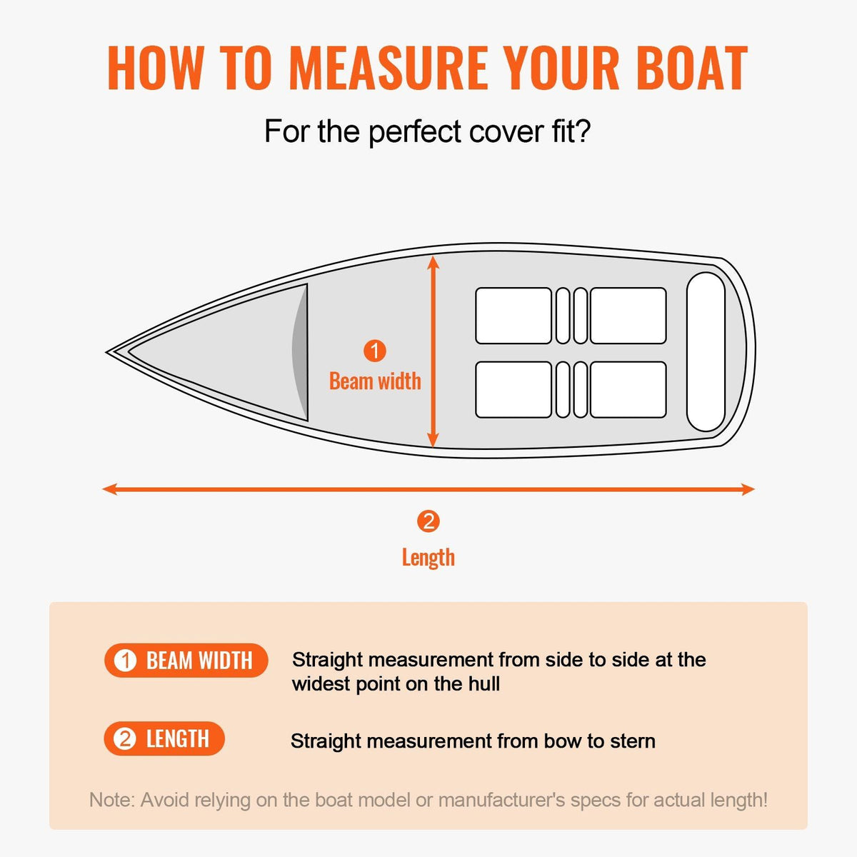 Boat Cover, 23'-24' Trailerable Waterproof Boat Cover, 600D Marine Grade PU Oxford, with Motor Cover and Buckle Straps, for V-Hull, Tri-Hull, Fish Ski Boat, Runabout, Bass Boat, Grey