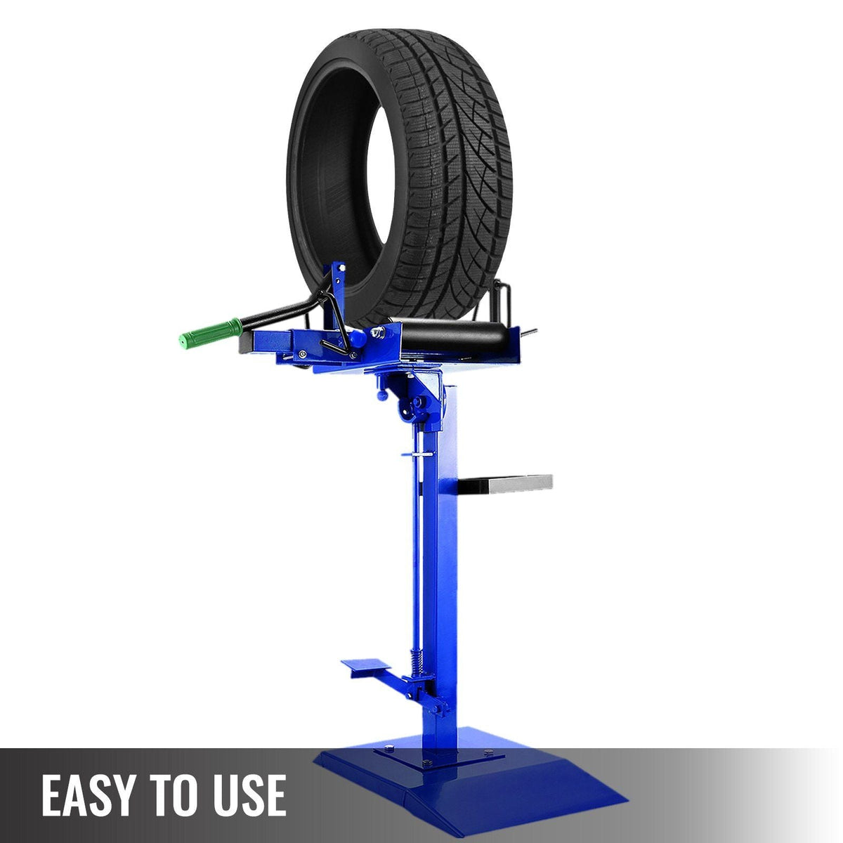 Manual Tire Spreader Portable Tire Changer with Stand Adjustable Tire Spreader Tool for Light Truck and Car (Tire Spreader)