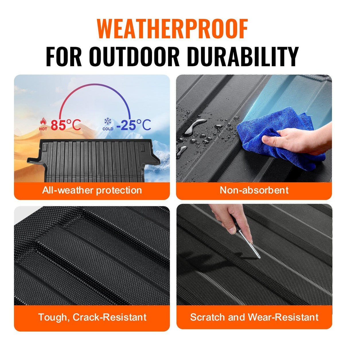 Truck Bed Mat Fit 2019-2024 Chevrolet Silverado/GMC Sierra 1500 Bed Liner