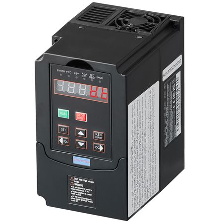 VFD 1HP, 0.75KW, 3.5A, 1 or 3 Phase 220V Input to 3 Phase 220V Output Variable Frequency Drive, 40-60Hz Input, 0-400Hz Output VFD for Spindle Motor CNC Speed Control