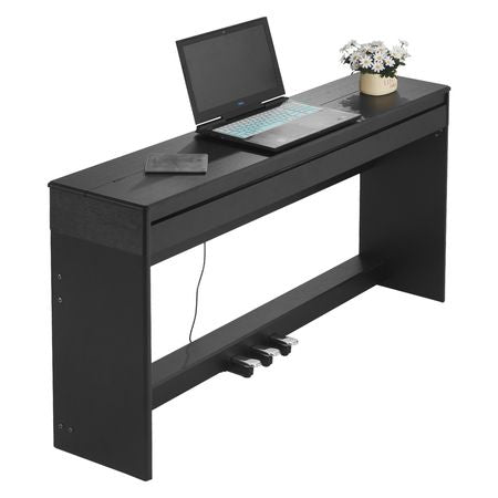 Weighted Digital Piano, 88 Keys Fully Weighted, Electric Piano Keyboard with Furniture Stand, Power Adapter, Triple Pedal, 680 Tones, Support Wireless Connection, with Headphones, for Beginners