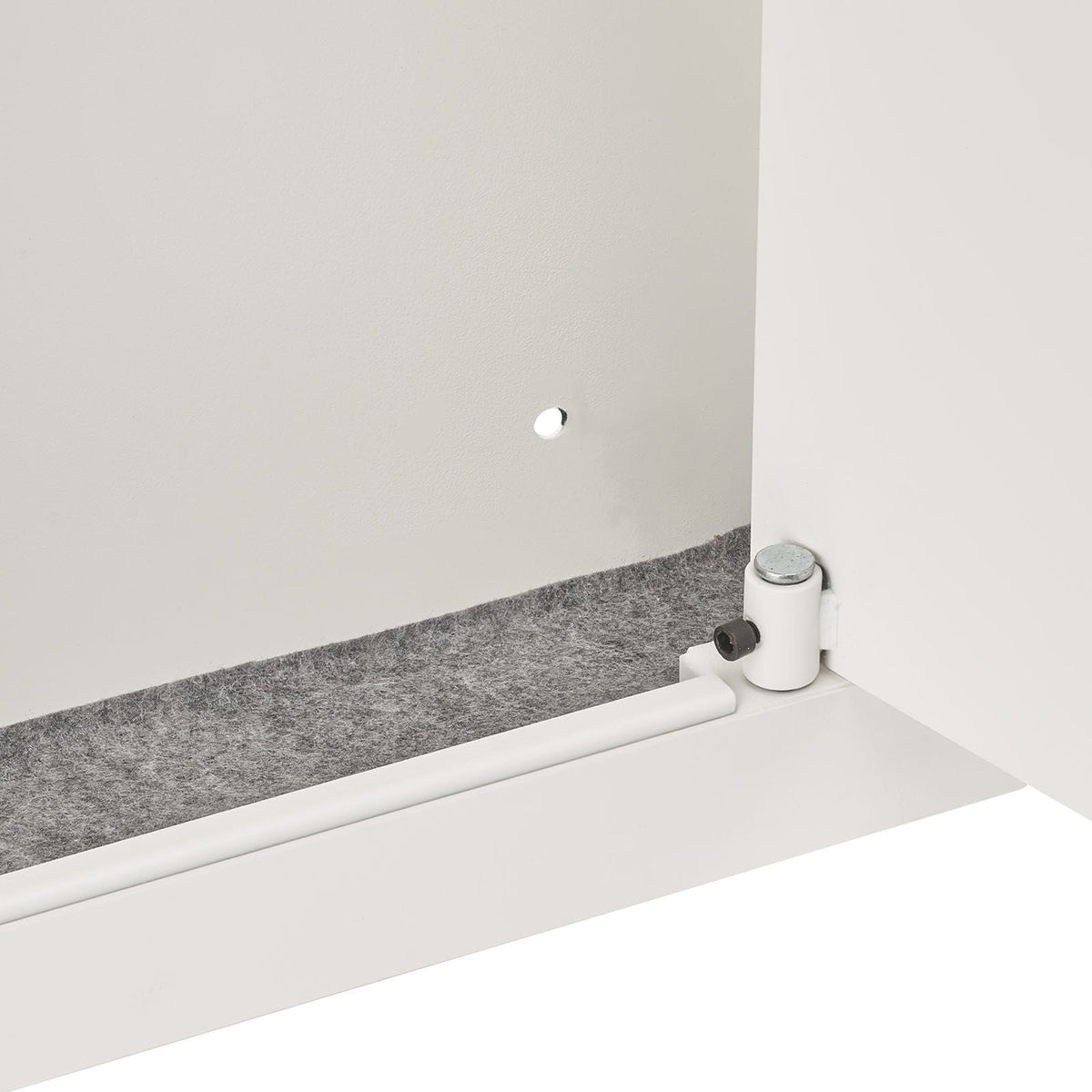 0.83 sq.ft Wall Safe, 3-Tier Hidden Wall Safe with Password, Key & Turning Knob, Q235 Cold-Rolled Steel In-Wall Box with Adjustable Shelves & Mounting Holes for Money, Jewelry, Passport, White