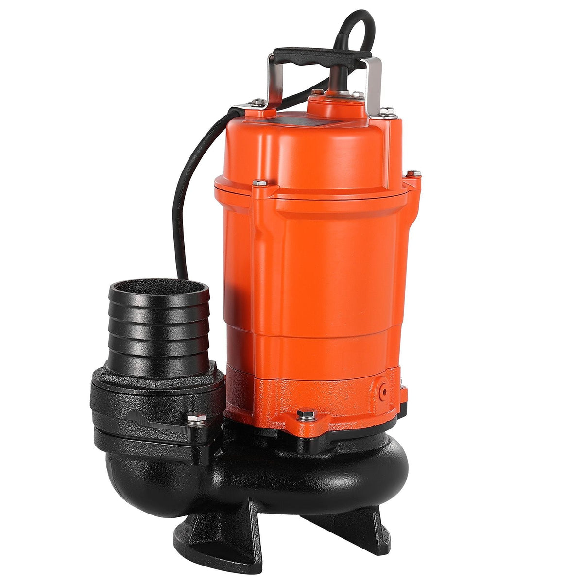 1 HP Submersible Trash Pump, 5000 GPH, 120V Cast Iron Submersible Sump Sewage Pump with 3 in Discharge, 40 ft Max Lift, Drain Dirty Clean Water, for Pools, Garden, Pond, Basement, Flooded Areas