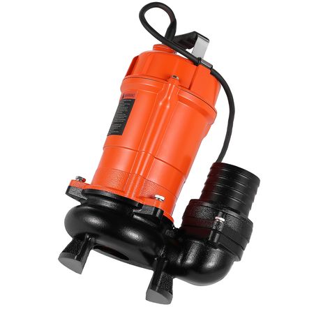 1 HP Submersible Trash Pump, 5000 GPH, 120V Cast Iron Submersible Sump Sewage Pump with 3 in Discharge, 40 ft Max Lift, Drain Dirty Clean Water, for Pools, Garden, Pond, Basement, Flooded Areas