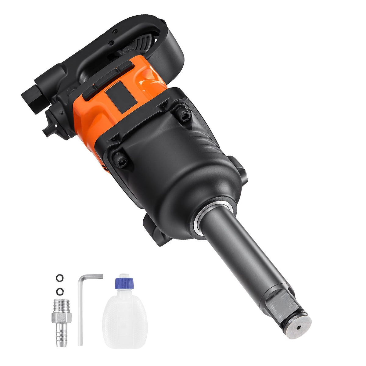 1 Inch Air Impact Wrench, Up to 1800 ft-lbs Nut-Busting Torque, 18.7 lbs Lightweight Pneumatic Impact Gun with 6" Extended Anvil for Heavy Duty Repairs and Maintenance