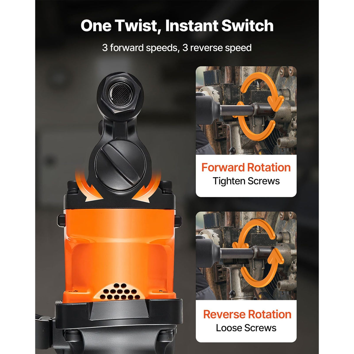 1 Inch Air Impact Wrench, Up to 1800 ft-lbs Nut-Busting Torque, 18.7 lbs Lightweight Pneumatic Impact Gun with 6" Extended Anvil for Heavy Duty Repairs and Maintenance