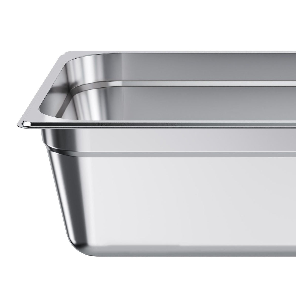1 Pack Stainless Steam Hotel Pan, Full Size Table Steam Pan, 6 Inch Deep Anti Jam Restaurant Supplies Reusable Rustproof Catering Storage for Home, Party, Restaurant, Hotel, Buffet