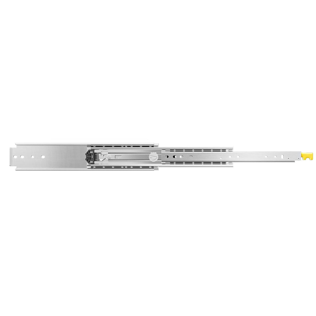 1 Pair Full Extension Drawer Slides 40 n, 500 lbs Load Capacity Locking Drawer Slides, Ball Bearing with Lock Side Mount Drawer Slide Rail