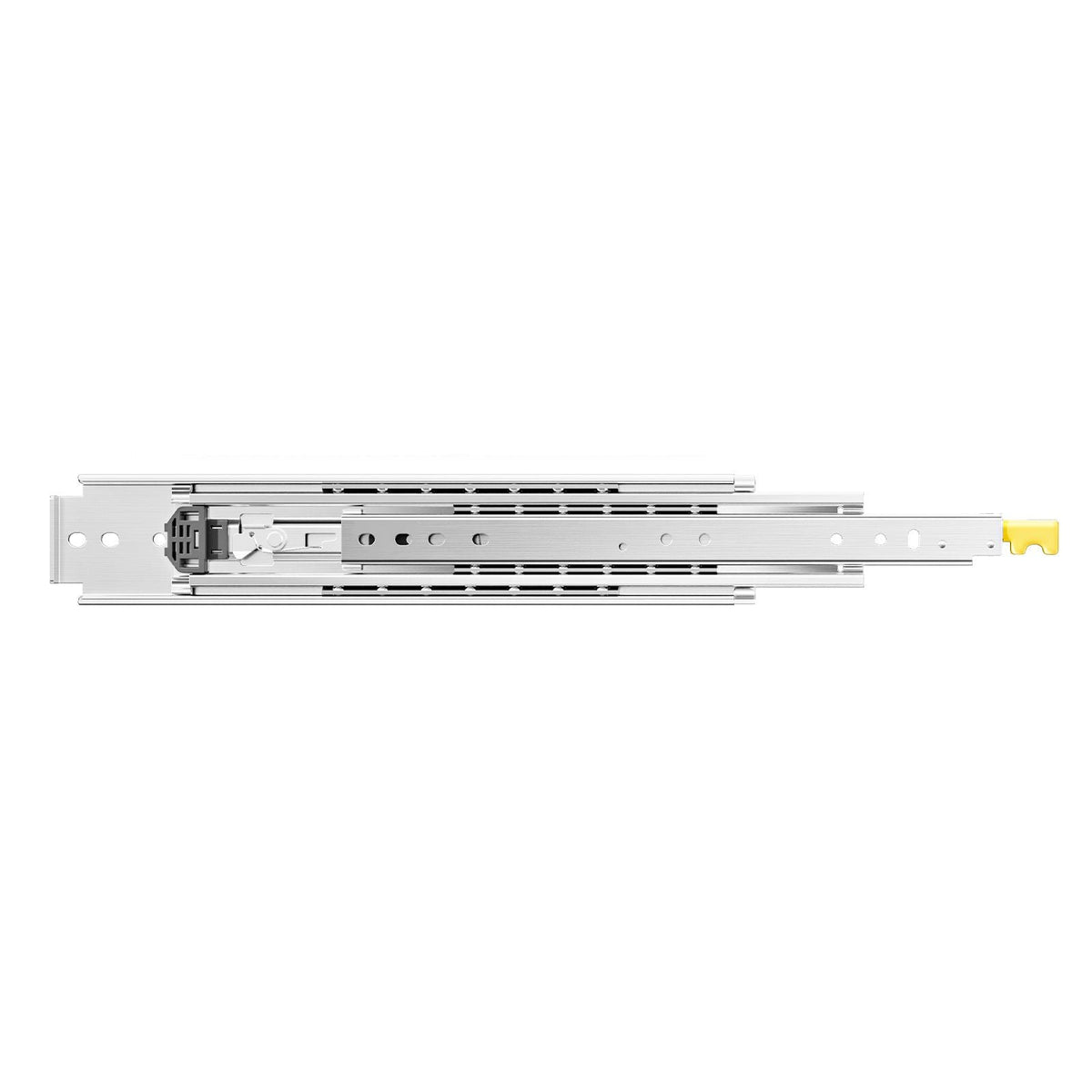 1 Pair Full Extension Drawer Slides 40 n, 500 lbs Load Capacity Locking Drawer Slides, Ball Bearing with Lock Side Mount Drawer Slide Rail