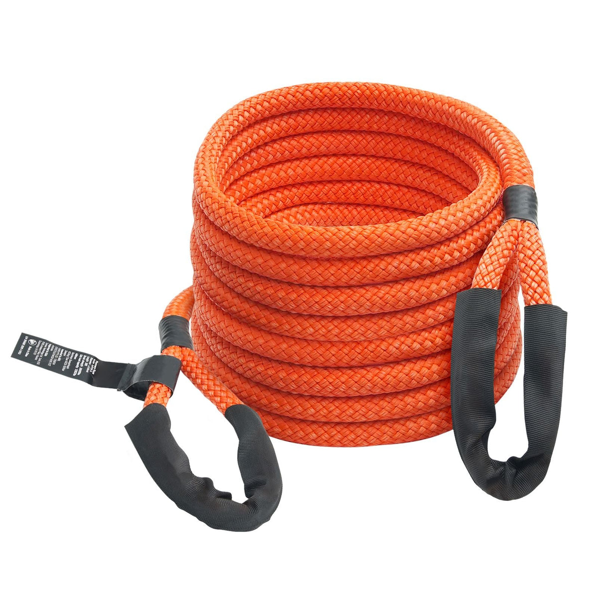 1" x 30' Kinetic Recovery Tow Rope 38,000 lbs, Heavy-Duty Off Road Snatch Strap, Extreme Duty 30% Elasticity Energy Snatch Strap for Jeep Car Truck ATV UTV SUV Tractor