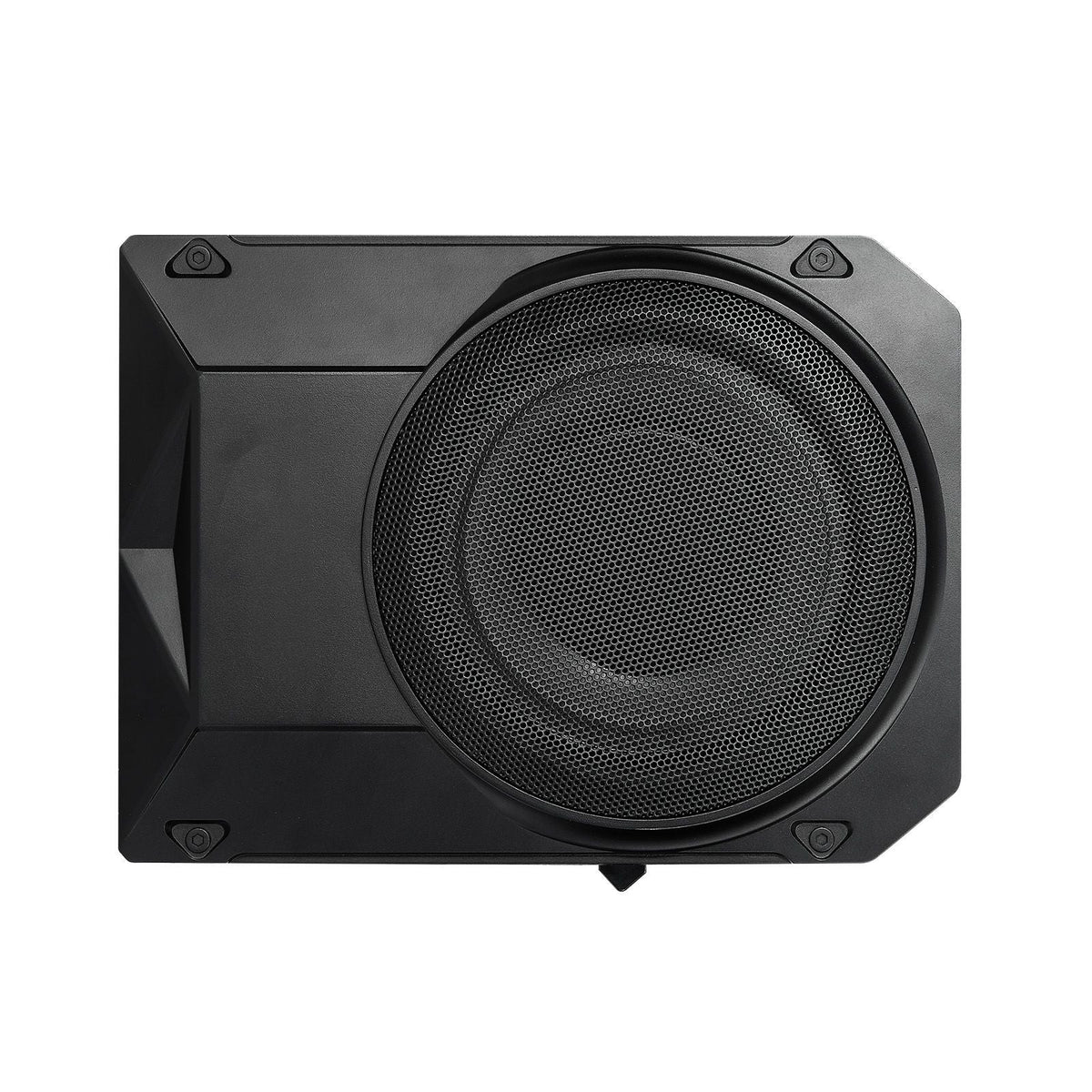 10" 400W Underseat Car Subwoofer, Slim Powered Car Subwoofers Under the Seat, Low Profile Audio Sub Built-in Amplifier, High/Low Level Input & Volume Controller for SUVs, Car, Truck, RV