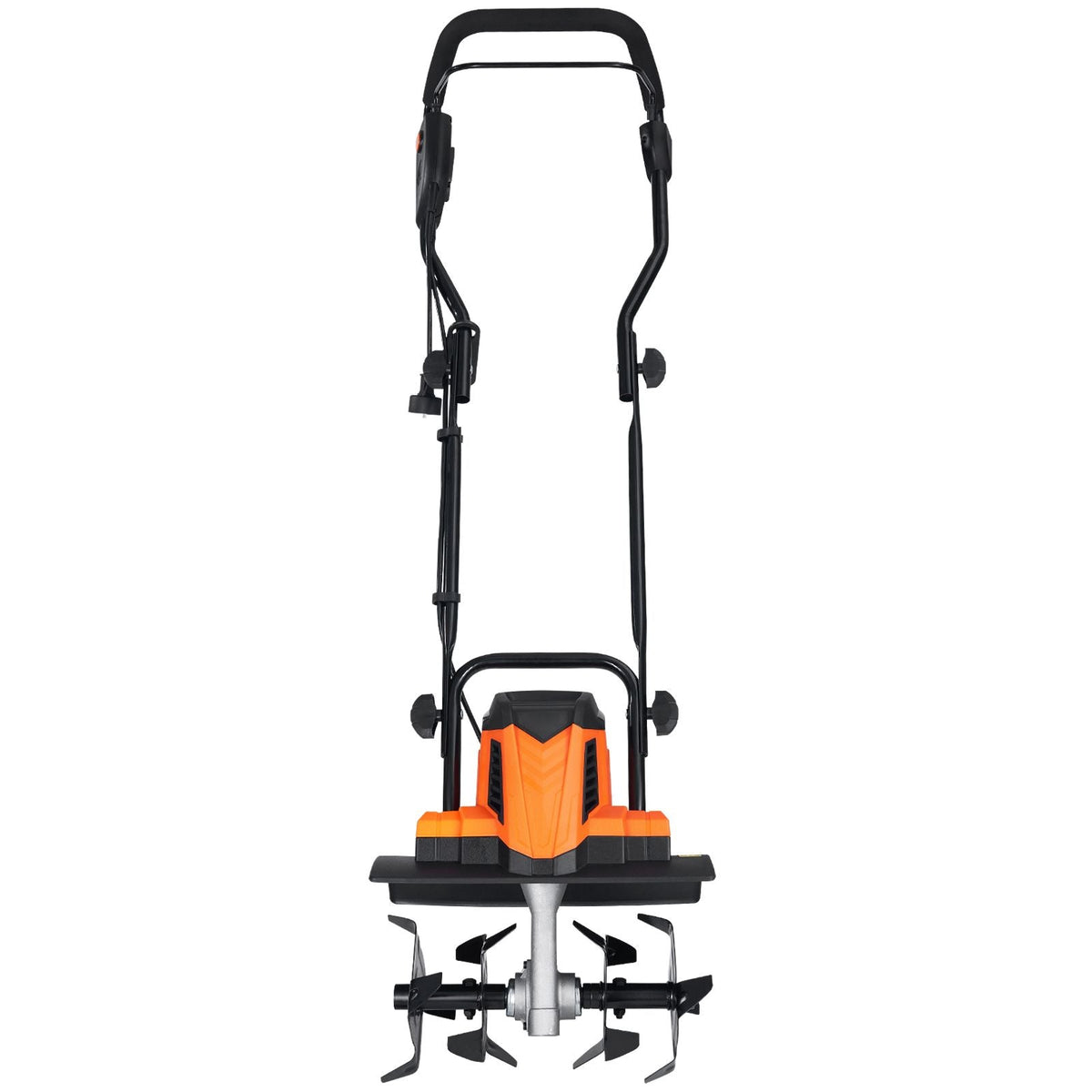 10 Amp Electric Tiller, 14" Tilling Width 3.94" Tilling Depth Corded Electric Tiller/Cultivator, Steel Mn Tines, Rototiller for Garden Lawn Soil Digging