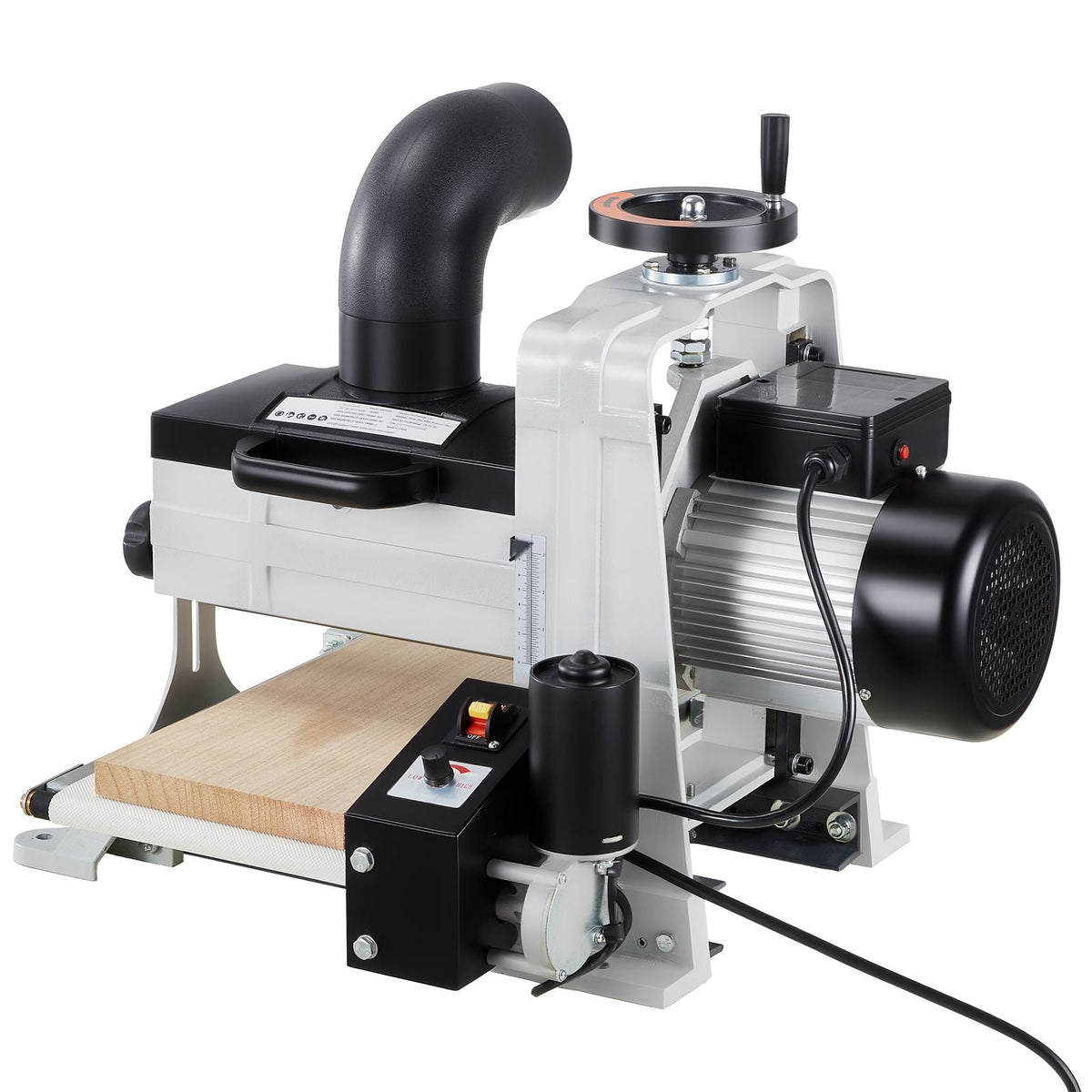 10" Benchtop Drum Sander, 1HP 1725RPM Dual Motor Drum Sander for Woodworking - Variable Speed Conveyor Belt & 4" Dust Collection Port for Cabinet Making & Furniture Finishing