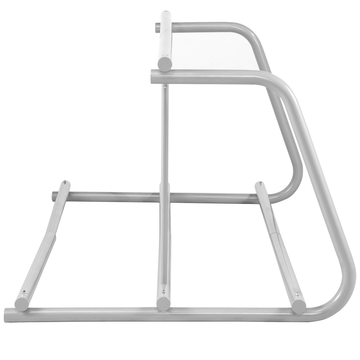 10 Holders Floor Bike Rack, 59\" Length All-Steel Grid Bike Rack, 10-Bike Capacity Dual-Side Storage Stand for Garages Streets Yards Bike Events