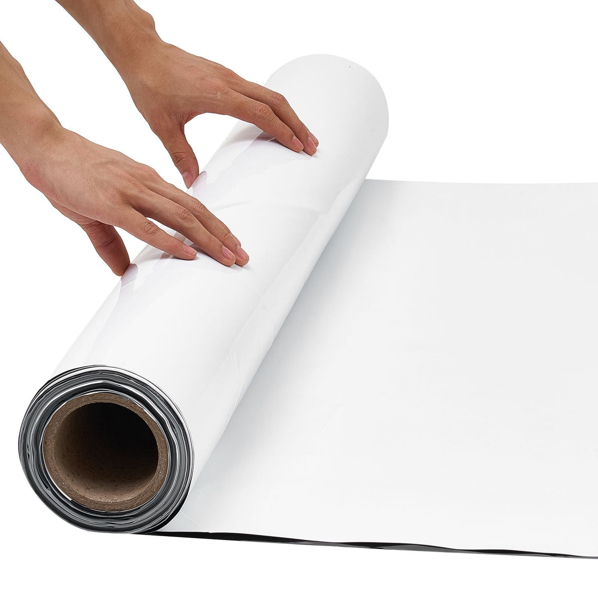 10 Mil Plastic Sheeting 6' x 50' Heavy Duty Thick Polyethylene Roll, Plastic Drop Cloth Painters Tarp, Polyethylene Covering for Crawl Space Vapor Barrier, Weed Control, Garden, Black & White
