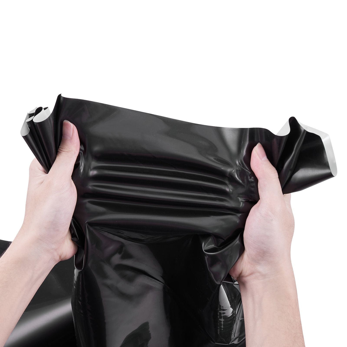 10 Mil Plastic Sheeting Heavy Duty 10' x 65', Thick Plastic Sheeting Roll, Plastic Drop Cloth Painters Tarp Covering for Crawl Space Vapor Barrier, Black and White Double-Sided, Multi-Purpose