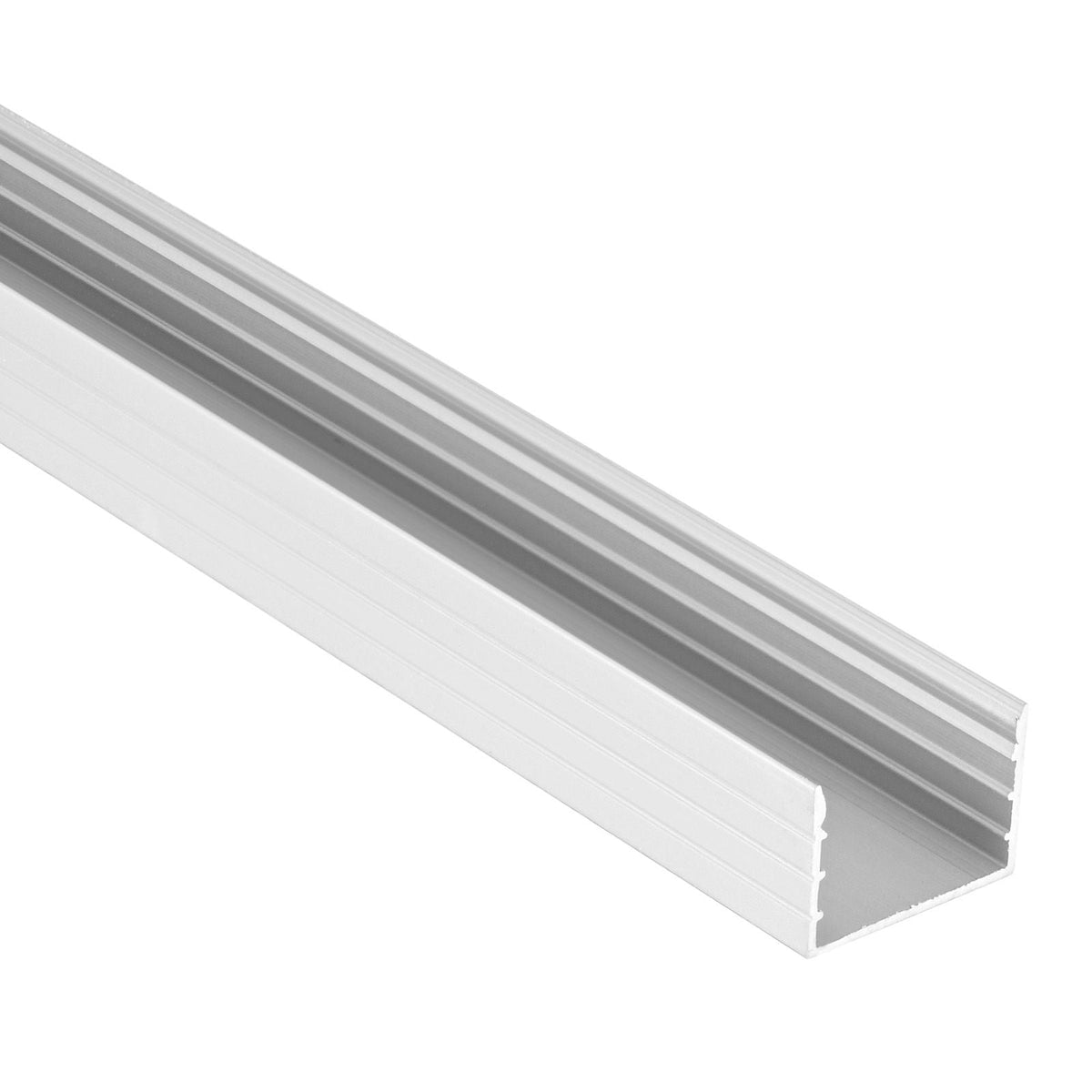 10-Pack 6.6 ft/2M Plus-Size U Shape LED Aluminum Channel, with Milky Cover, End Caps and Mounting Clips, Aluminum Profile for LED Strip Light, Easy Installation, for Under Cabinet Ceiling Coves