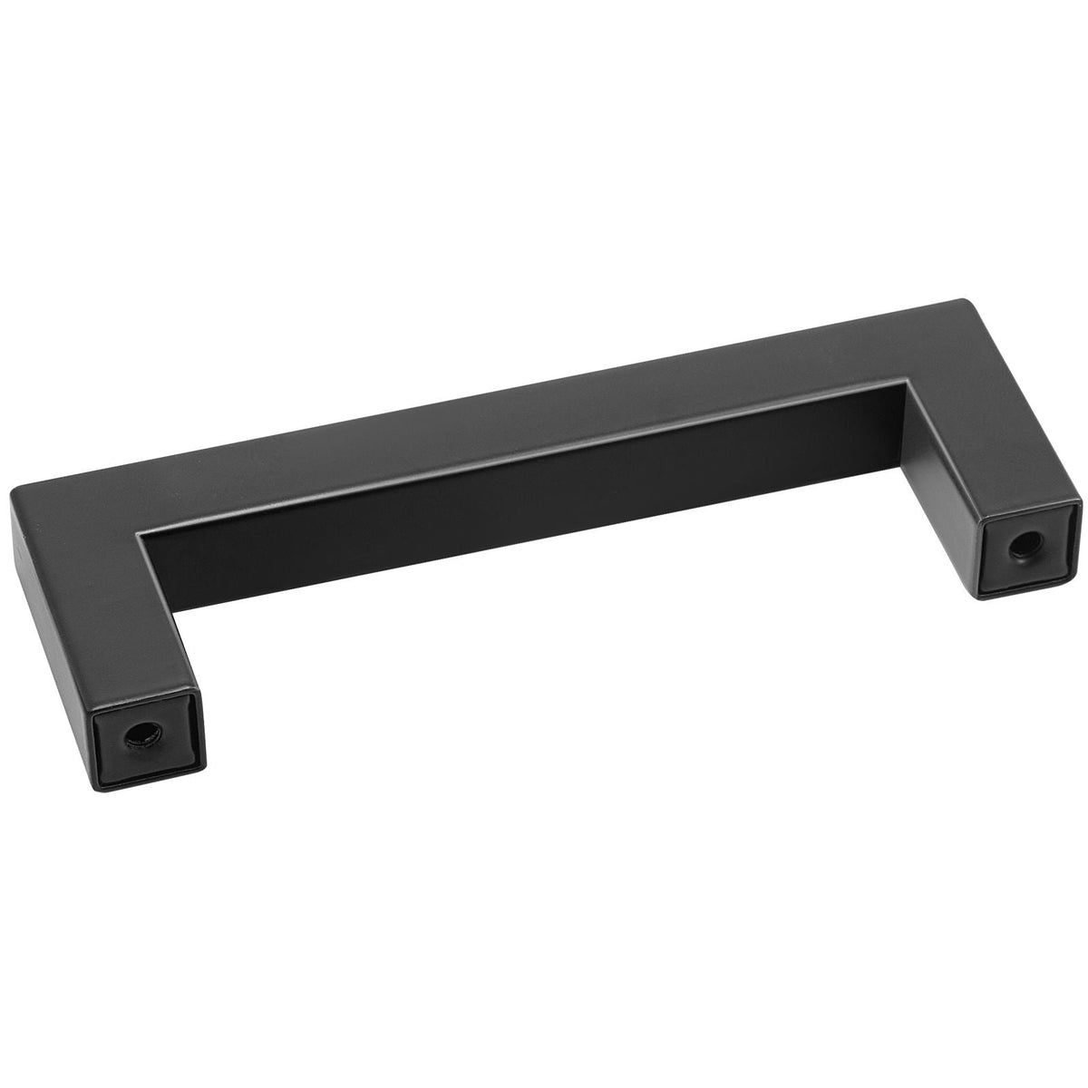 10 Pack Cabinet Pulls, 3.86in / 96mm Center to Center Slim Square Kitchen Cabinet Drawer, Stainless Steel Modern Kitchen Cupboard Door Handles for Kitchen Bathroom Bar Hardware Matte Black