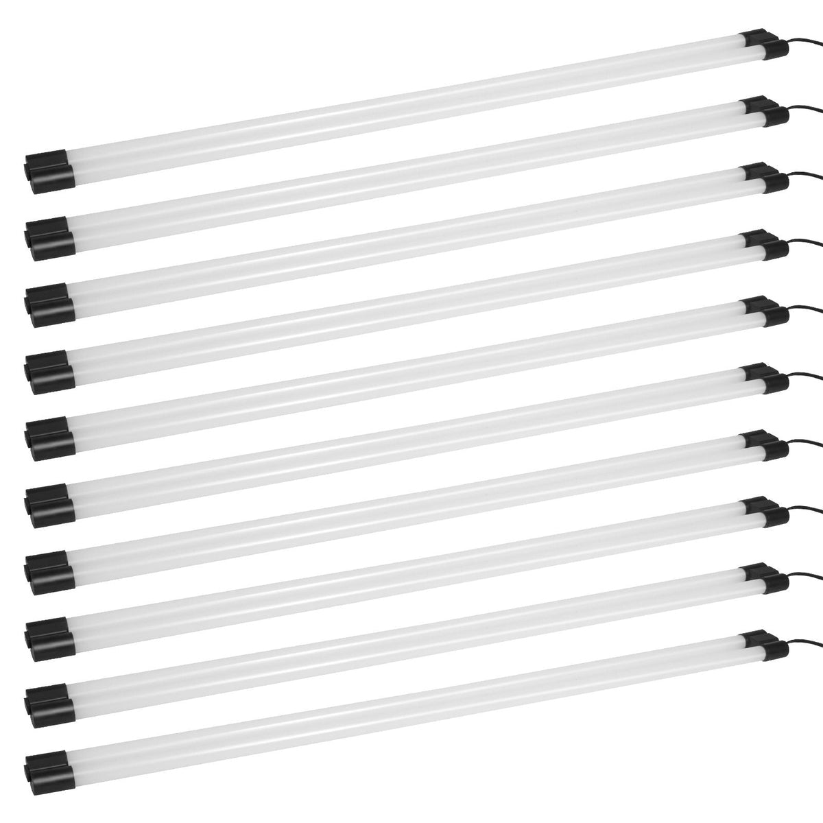 10 Pack LED Shop Light, 4 FT, 40W Linkable Shop Light Fixture, 4500 LM Surface & Hanging Mount Ceiling Lights 59 in Power Cords with ON/OFF Switch, for Garage Warehouse Home Workshop and Office