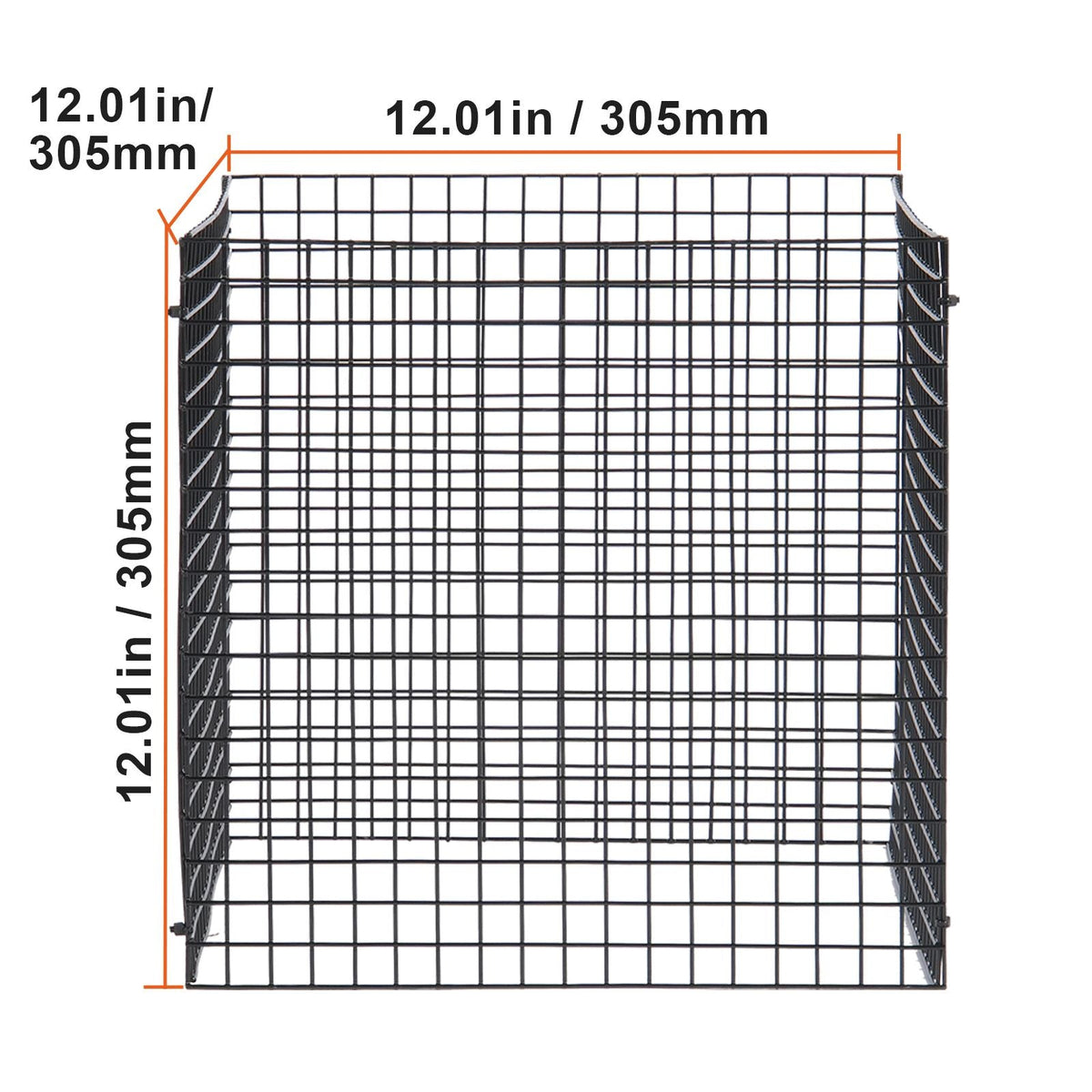 10 Pack Plant Protector from Animals, 12'' x 12'' Chicken Wire Plant Protector, Plant Cages for Outdoor Plants, Flowers & Vegetables, Keeps Bunny Chicken Squirrels Out, 40pcs Metal Mesh