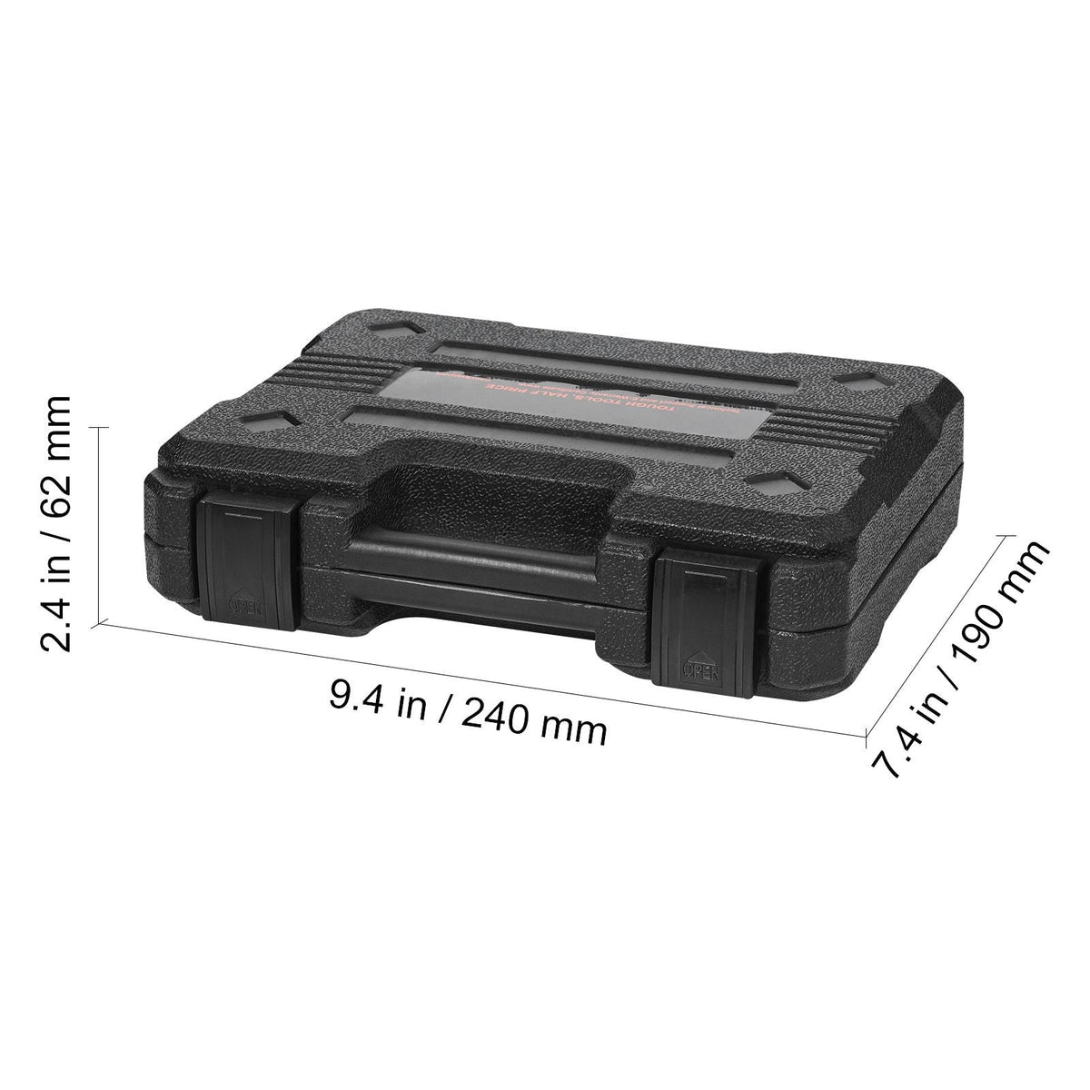 10-Piece Axle Spindle Thread Chaser Set, Metric M20 M22 M24 and UNF 13/16" 3/4" Thread Restorer Tool, Rethreading Tool Kit with Extension Bar, Hex Wrench, Storage Case, for Damaged Axle Spindles