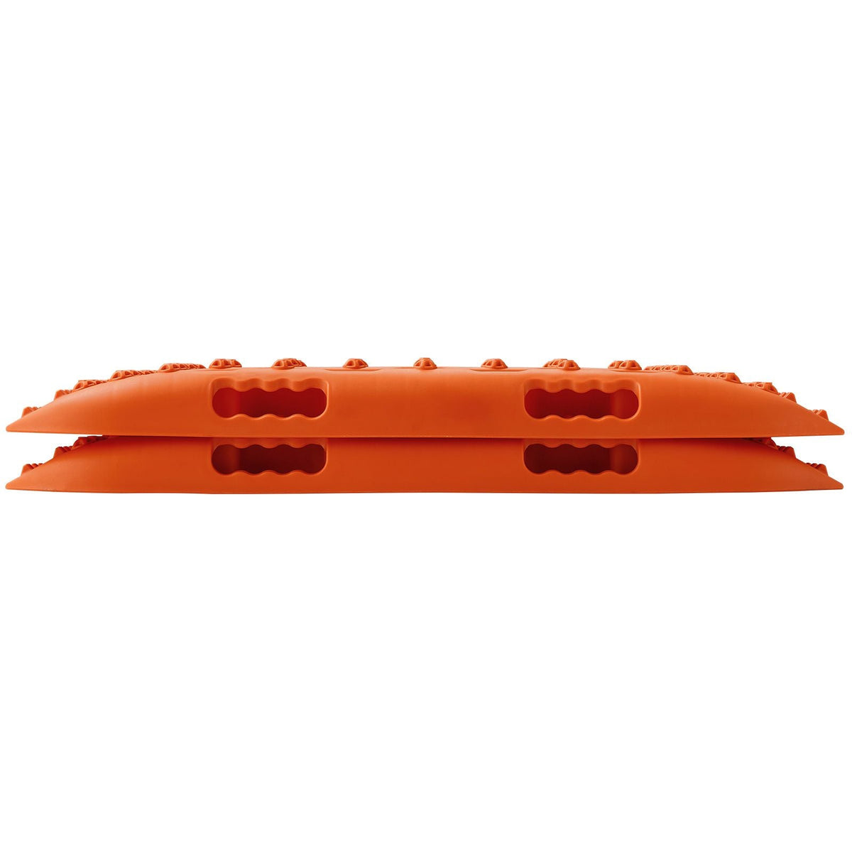 10 TON Traction Boards with PP Material, Recovery Boards for Off-road Vehicles/Cars/Pickups/SUVs/RVs, Pair Tire Traction Mats on Snow, Sand, Mud and Loose Terrain, Storage Bag, Short, Orange