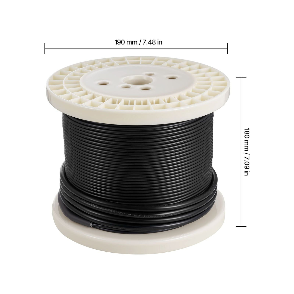 100 sqft Underfloor Heating Cable Kit, 120V Electric Radiant Heated Floor System, with Smart Control Thermostat & Alarm, Easy Installation for Tile, Stone, Vinyl, Home Improvement