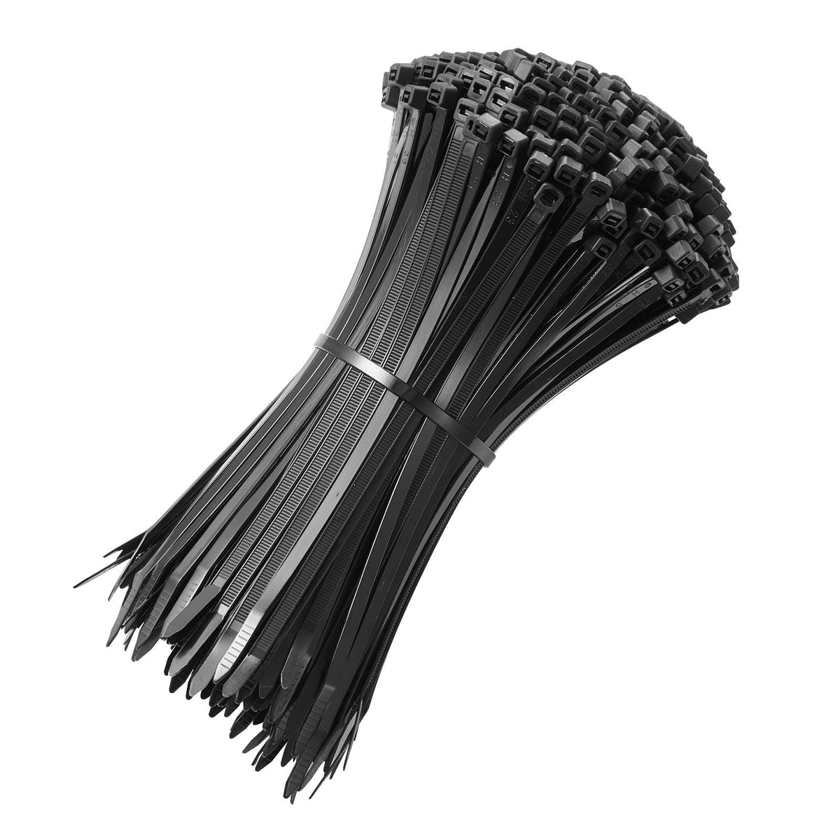 1000 Pack Cable Zip Ties, 8-inch Heavy Duty Cable Wire Ties with 45LBS High Tensile Strength, Multi-Purpose Self-Locking Nylon Tie Wraps, Heat & Cold Resistant for Indoor and Outdoor Use