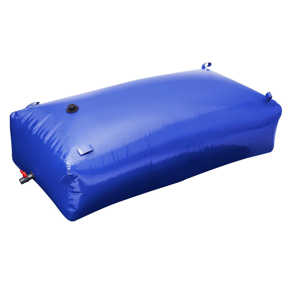 1000L/264 Gallon Water Storage Bladder, RV Water Tank, 1000D Blue PVC Collapsible Water Storage Containers, Large Capacity Soft Water Bag, Portable Water Bladder, Fire Prevention, Camping