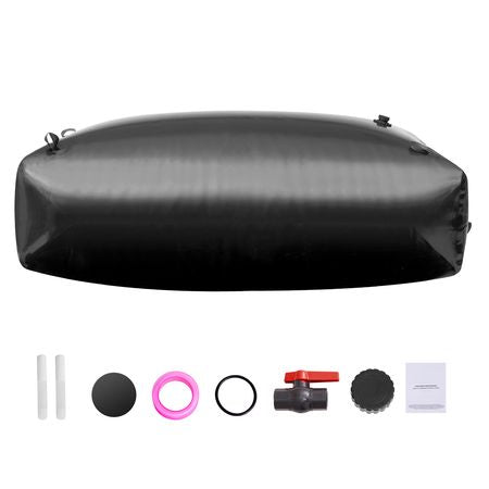 1000L/264 Gallon Water Storage Bladder, RV Water Tank, 1000D PVC Collapsible Water Storage Containers, Large Capacity Soft Water Bag, Portable Water Bladder, Fire Prevention, Camping, Emergency