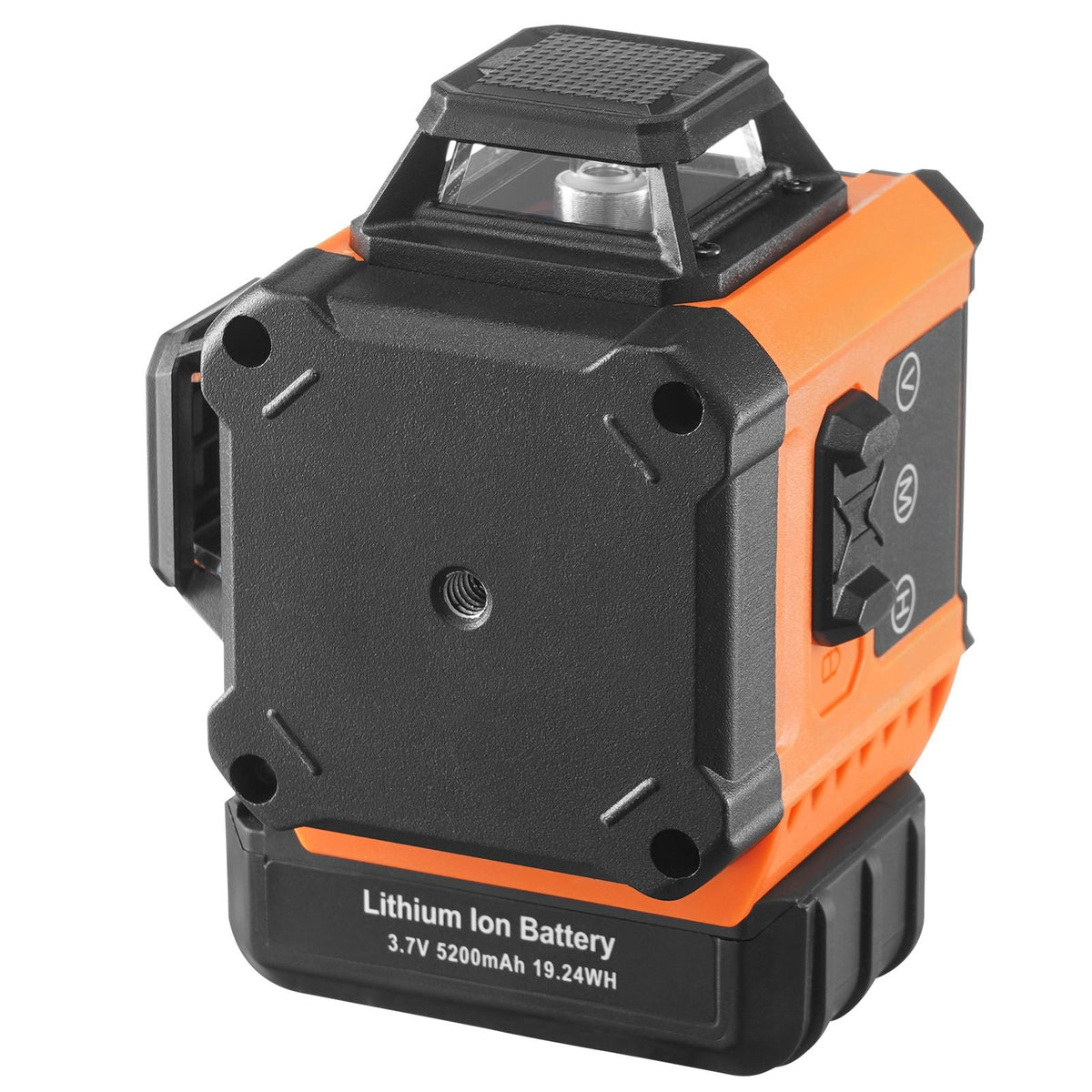 100ft Self Leveling Laser Level, Manual Green 3 x 360° Cross Line Laser, Manual Self-leveling Mode & IP54 Waterproof 8h Continuous Working Time Line Laser, Battery/Stand Included