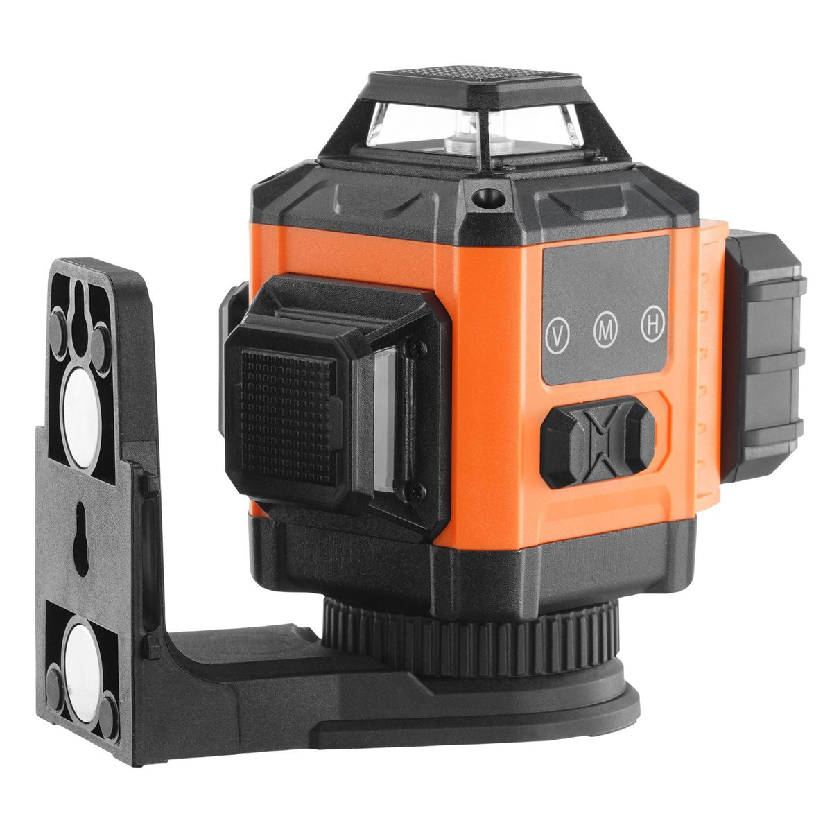 100ft Self Leveling Laser Level, Manual Green 3 x 360° Cross Line Laser, Manual Self-leveling Mode & IP54 Waterproof 8h Continuous Working Time Line Laser, Battery/Stand Included