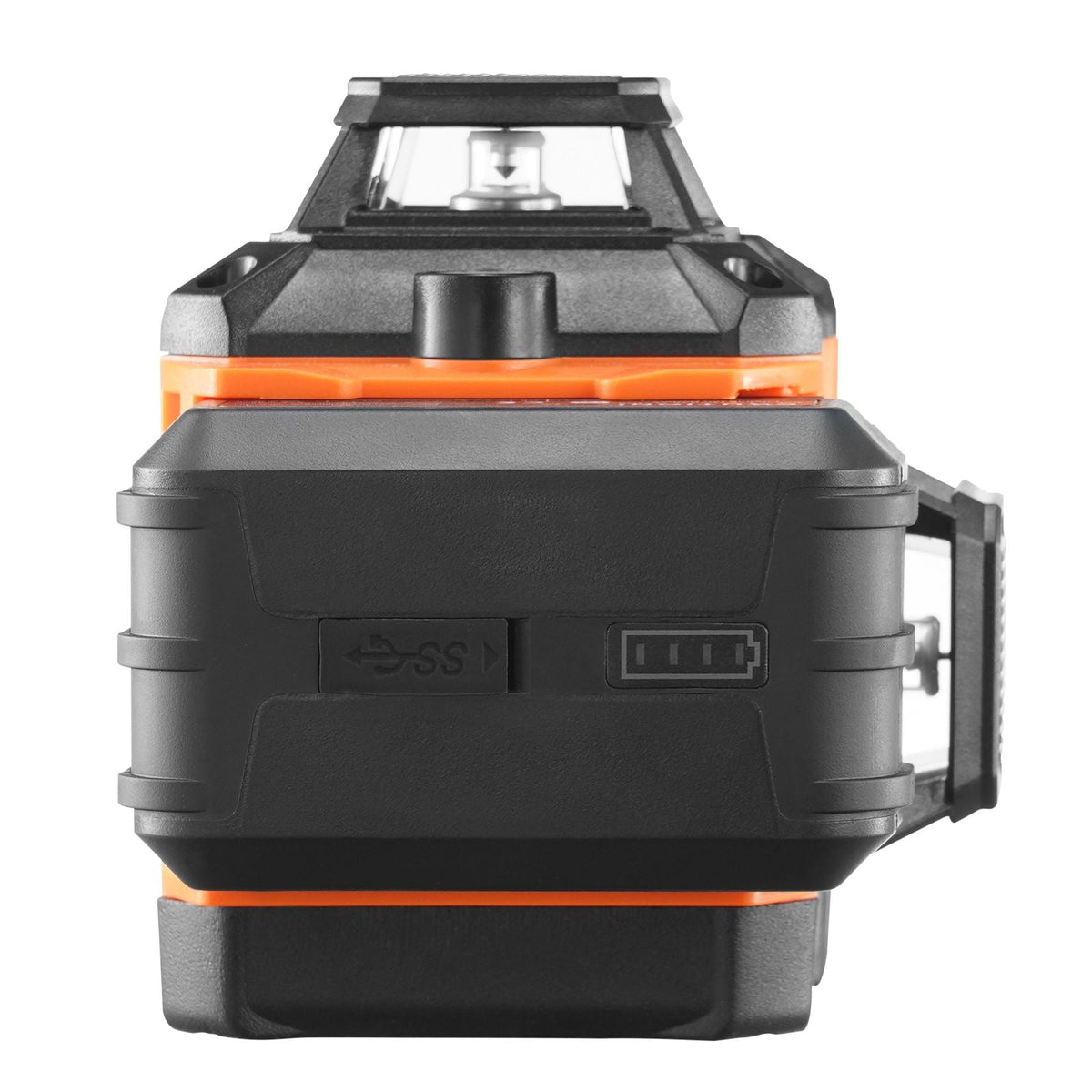 100ft Self Leveling Laser Level, Manual Green 3 x 360° Cross Line Laser, Manual Self-leveling Mode & IP54 Waterproof 8h Continuous Working Time Line Laser, Battery/Stand Included