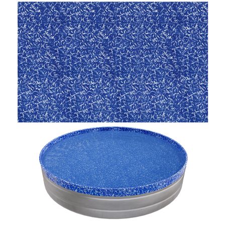 10ft Pool Liner, Round Overlap Swimming Pool Liner for 27.5 in Wall Height, Heavy Gauge Vinyl, Easy Install with Leak-Proof Patches, Designed for Steel Sided Above-Ground,Outdoor, Crystal