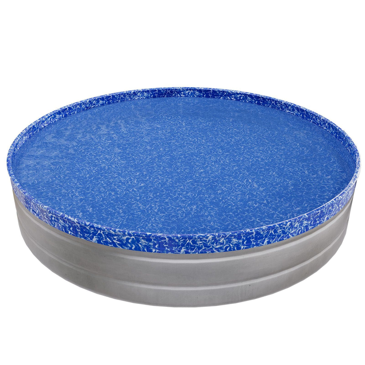 10ft Pool Liner, Round Overlap Swimming Pool Liner for 27.5 in Wall Height, Heavy Gauge Vinyl, Easy Install with Leak-Proof Patches, Designed for Steel Sided Above-Ground,Outdoor, Crystal